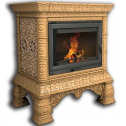 Каминная облицовка КимрПечь Кострома пристенная Ваниль